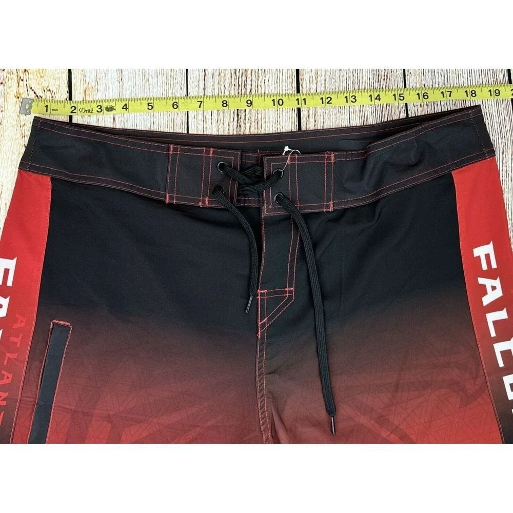 Forever Collectibles NFL Atlanta Falcons Men's Gradient Board Shorts Size 36 New